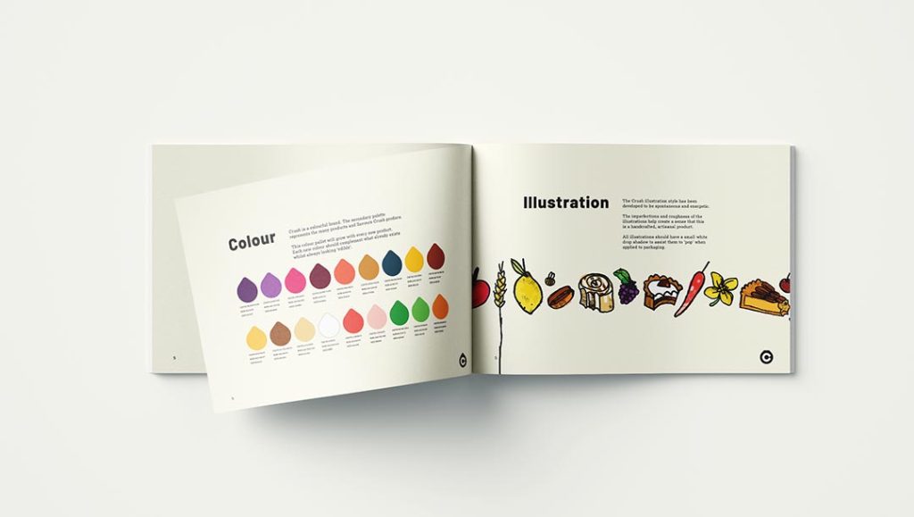 crush local norfolk company rebranding design booklet