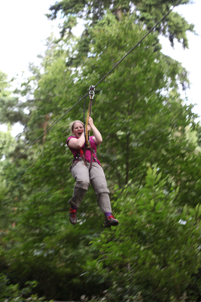 staff member go ape zipwire