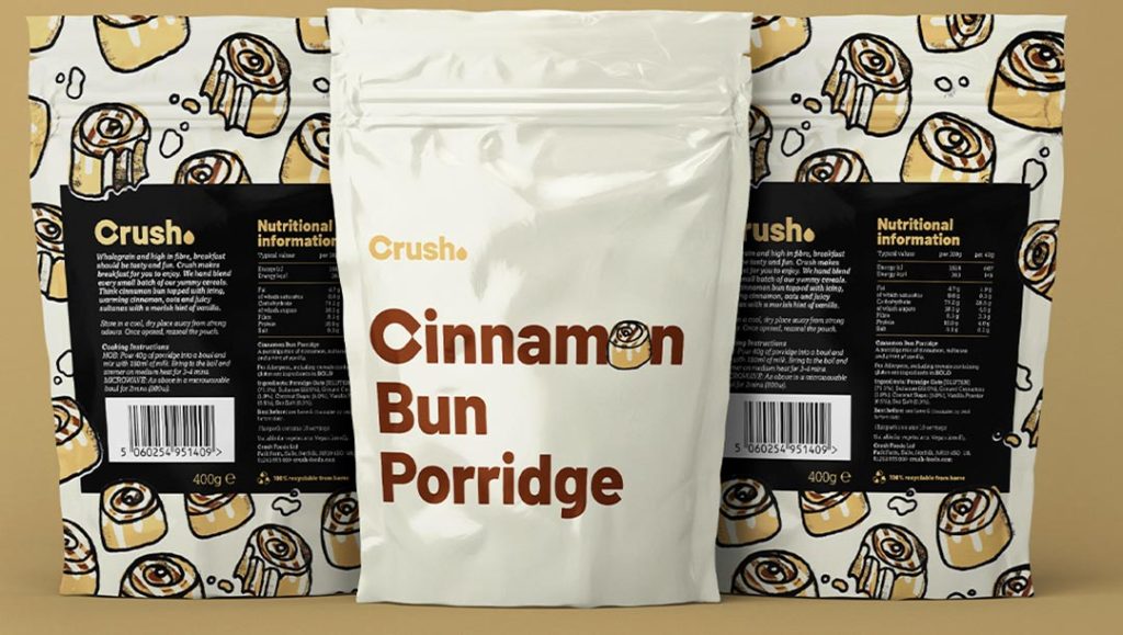 crush logo rebrand by graphics team at production bureau