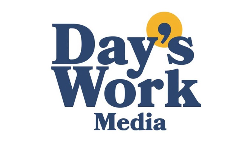 days work media rebrand by production bureaus graphic design team