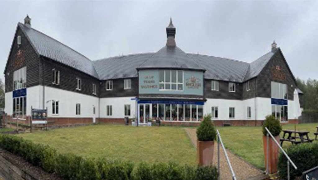 the english distillery norfolk whiskey rebranding case study with production bureau new shop front with graphics and signs