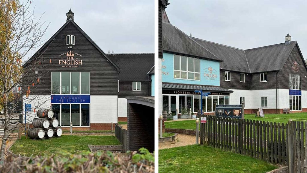 the english distillery norfolk whiskey rebranding case study with production bureau new shop front with graphics and signs